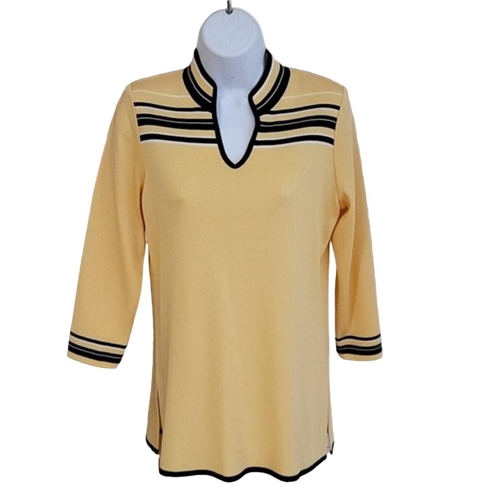 Misook Quarter Sleeve Knit Top